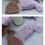 Knotted Soap Sack Free Crochet Pattern