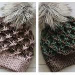 Lattice Beanie Free Crochet Pattern and Video Tutorial