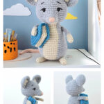 Library Mouse Amigurumi Free Crochet Pattern