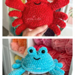 NO-SEW Crab Plush Crochet Pattern