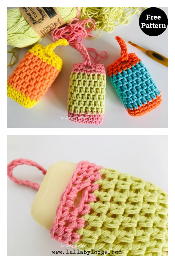 Simple Soap Sack Free Crochet Pattern