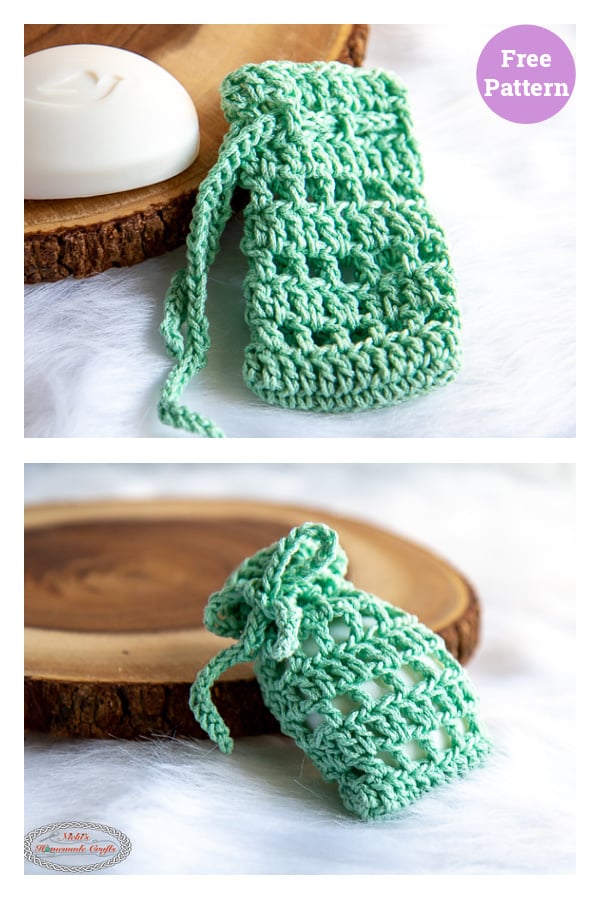 Soap Saver Holder Free Crochet Pattern