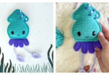 Squid Amigurumi Free Crochet Pattern