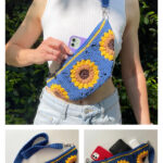 Sunflower Sling Bag Crochet Pattern