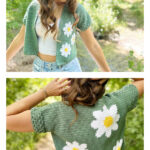 The Daisy Day Cardigan Free Crochet Pattern