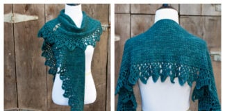 Topelt Shawl Free Crochet Pattern