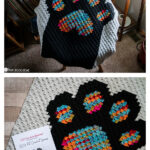 C2C Cat Arm Blanket Free Crochet Pattern