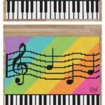 C2C Piano Keys Blanket Free Crochet Pattern