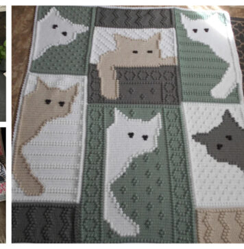 Cat Blanket Crochet Patterns
