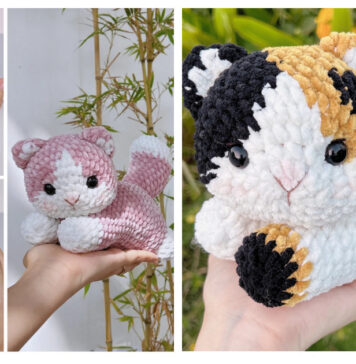 Cat and Bunny Amigurumi Crochet Pattern