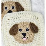 Dog Granny Square Crochet Pattern