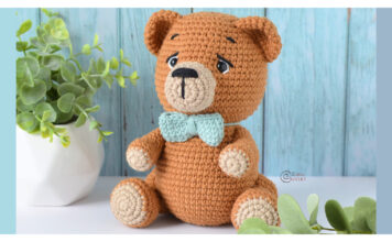 Hazel the Bear Amigurumi Free Crochet Pattern
