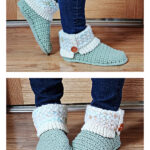 Hibernation Slipper Boots Free Crochet Pattern