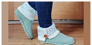 Hibernation Slipper Boots Free Crochet Pattern