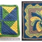 Pinwheel Granny Square Free Crochet Patterns