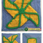 Pinwheel Square Free Crochet Pattern