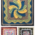 Pinwheel Square Free Crochet Pattern