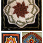 Pinwheel Star Square Free Crochet Pattern