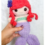 Plush Mermaid Amigurumi Free Crochet Pattern