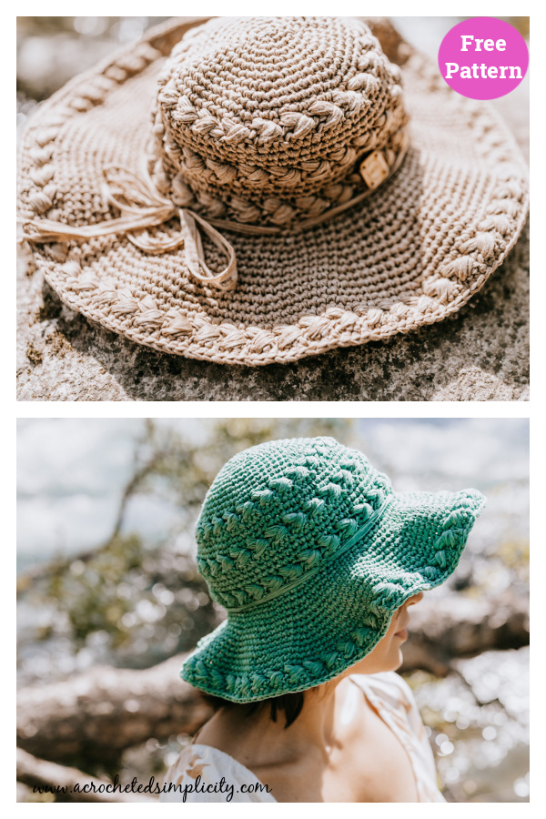 Summer Lovin’ Sun Hat Free Crochet Pattern