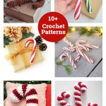 10+ Christmas Candy Cane Crochet Patterns