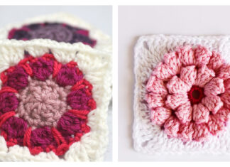 Dahlia Square Crochet Patterns