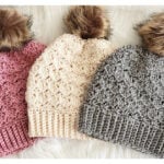 Hannah Beanie Hat Free Crochet Pattern