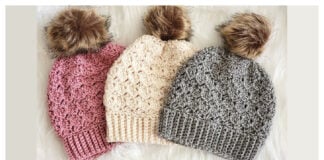 Hannah Beanie Hat Free Crochet Pattern