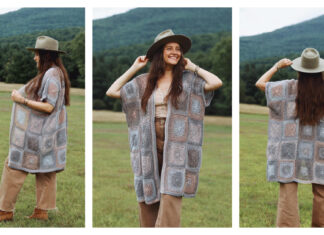 Helios Poncho Free Crochet Pattern