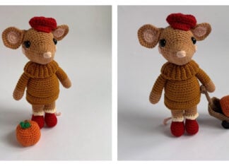 Maple the Mouse Amigurumi Free Crochet Pattern