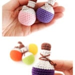 Mini Potion Bottle Free Crochet Pattern