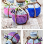 Potion Bottle Dice Bag Belt Pouch Crochet Pattern