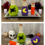 Potion Bottle Dice Bag Free Crochet Pattern