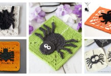 Spider Granny Square Motif Crochet Patterns