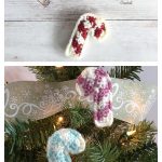 Vintage Candy Cane Ornament Free Crochet Pattern