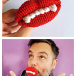 Wax Lips Amigurumi Free Crochet Pattern