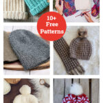 10+ Knit Look Beanie Hat Free Crochet Patterns