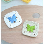 Butterfly Granny Square Free Crochet Pattern and Video Tutorial