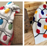 Christmas Holiday Lights Blanket Free Crochet Patterns