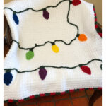 Christmas Lights Blanket Free Crochet Pattern