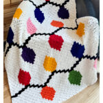 Christmas Lights C2C Blanket Free Crochet Pattern