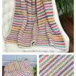 Fairmount Throw Blanket Free Crochet Pattern