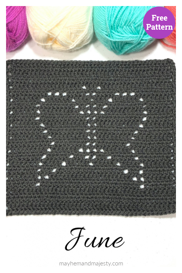 Filet Butterfly Garden Free Crochet Pattern