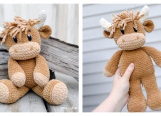 Highland Cow Amigurumi Free Crochet Pattern