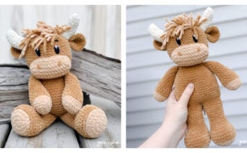 Highland Cow Amigurumi Free Crochet Pattern