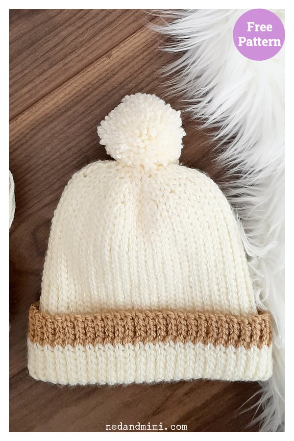 Knit Look Hat Free Crochet Pattern