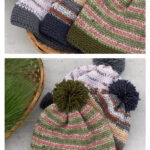 Mountain Medley Beanie Free Crochet Pattern