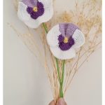 Pansy Flower Free Crochet Pattern