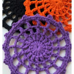 Spider Web Coaster Crochet Pattern