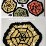 Spider Web Coasters Free Crochet Pattern and Video Tutorial